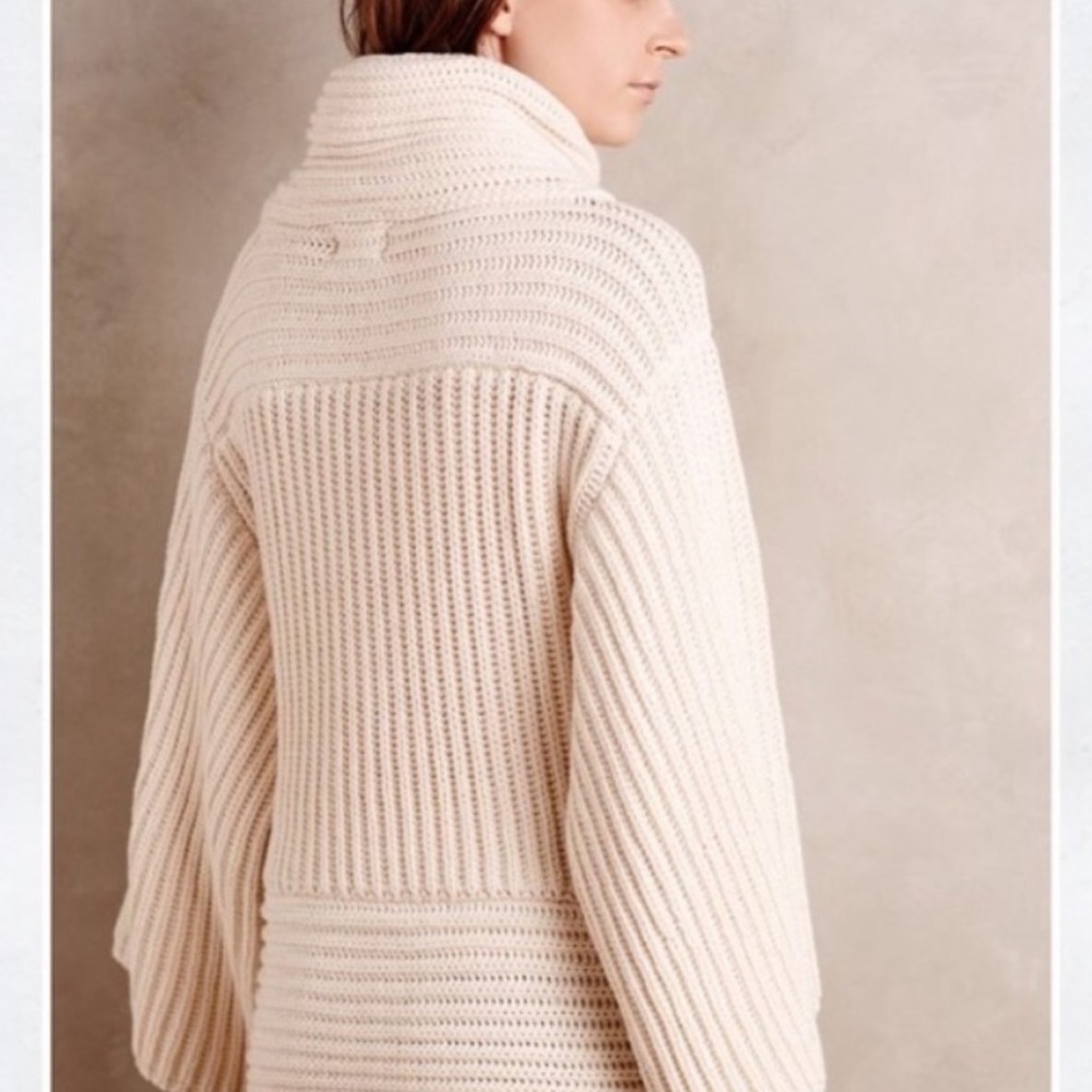 Anthropologie Oversized thick rib knit - Picture 2 of 5